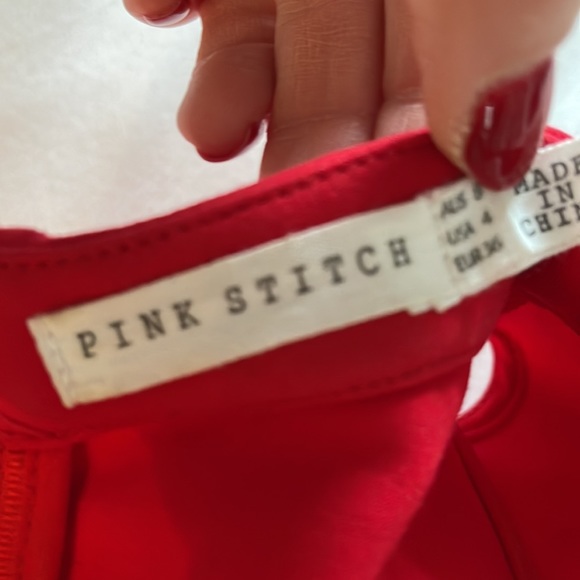 Red dress with pockets - Picture 7 of 7